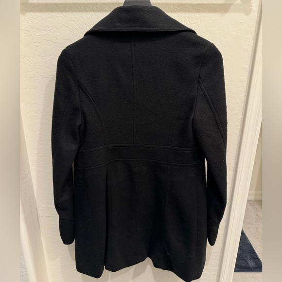 Women’s Black Trench/ Pea Coat - Small - Picture 2 of 3